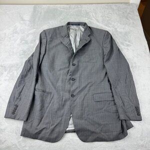 Burberry Grey Blazer 100% Wool Men’s Size 46